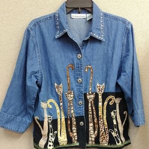 Dressbarn Denim Shirt